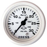 Faria 13108 Dress Water Pressure Gauge Kit 30 PSI - White, 2