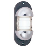 Perko 1331DP0CHR Horizontal and Vertical Surface-Mount Masthead Light with Black Polymer Base - 3-3/4