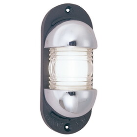 Perko 1331DP0CHR Horizontal and Vertical Surface-Mount Masthead Light with Black Polymer Base - 3-3/4" Length x 1-1/2" Width x 1-3/8" Projection