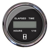 Faria 13715 Chesapeake Stainless Steel Digital Hourmeter (12-32 VDC) - 2