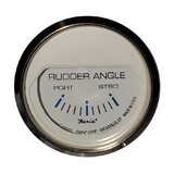 Faria 13822 Chesapeake Rudder Angle Indicator Gauge - White SS, 2