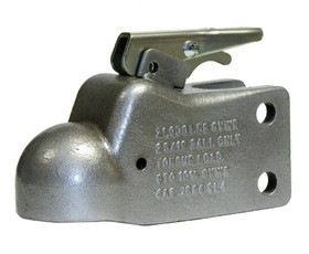 Demco 15791-95 EZ Latch 2-5/16" 21K GVWR Channel-Mount Cast Coupler - Bolt-On w/Metal Handle