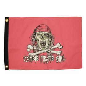 Taylor Made 1611 Pirate Girl Zombie Novelty Flag - 12" x 18"
