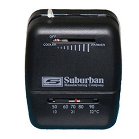 Suburban 161210 Wall Thermostat - Black