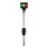 Perko 1612DP3BLK Removable Bi-Color Pole Light - 17-3/8" Height