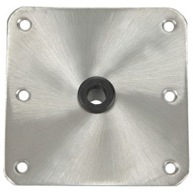 Springfield 1620001 KingPin Standard Square Base Plate with Satin Finish - 7" x 7", Stainless Steel