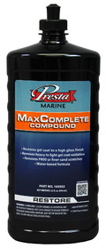 Presta 163032 MaxComplete Compound for Removing P800, Finer Sand Scratches and Light-Heavy Oxidation - 32 Oz.