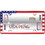 Cruiser Accessories 23003 USA Flag License Plate Frame - Chrome