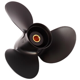 Solas 2311-125-13 Amita 3 Aluminum 3-Blade Propeller - RH, 12.5" Diameter x 13" Pitch x 13-Spline