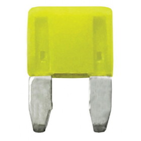 WirthCo 24120 MinBlade Fuse - 20 Amp (Yellow), Pack of 5