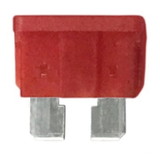 WirthCo 24360 MidBlade Fuse - 10 Amp (Red), Pack of 5