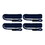Extreme Max 3006.2993 BoatTector Solid Braid MFP Dock Line Value 4-Pack - 3/8" x 15', Royal Blue