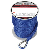 Extreme Max 3006.2705 BoatTector Solid Braid MFP Anchor Line with Thimble - 3/8