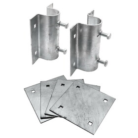 Extreme Max 3005.5519 Dock Post Bracket Kit - Includes Two Post Brackets and Four Mounting Plates