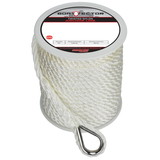 Extreme Max 3006.2078 BoatTector Twisted Nylon Anchor Line with Thimble - 3/8