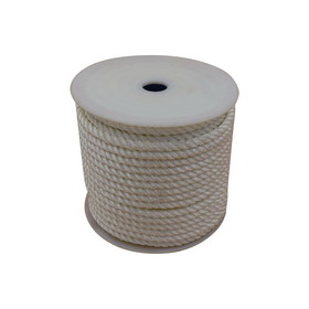 Extreme Max 3006.2219 BoatTector Twisted Nylon Rope - 1/4" x 600', White