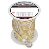 Extreme Max 3006.2246 BoatTector Premium Double Braid Nylon Anchor Line with Thimble - 3/8
