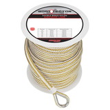 Extreme Max 3006.2249 BoatTector Premium Double Braid Nylon Anchor Line with Thimble - 3/8