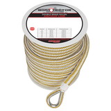 Extreme Max 3006.2258 BoatTector Premium Double Braid Nylon Anchor Line with Thimble - 1/2