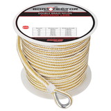 Extreme Max 3006.2261 BoatTector Premium Double Braid Nylon Anchor Line with Thimble - 1/2