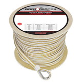 Extreme Max 3006.2264 BoatTector Premium Double Braid Nylon Anchor Line with Thimble - 1/2