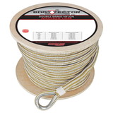 Extreme Max 3006.2273 BoatTector Premium Double Braid Nylon Anchor Line with Thimble - 5/8