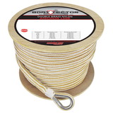 Extreme Max 3006.2285 BoatTector Premium Double Braid Nylon Anchor Line with Thimble - 3/4