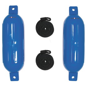 Extreme Max 3006.7207 BoatTector Inflatable Fender Value 2-Pack - 6.5" x 22", Blue