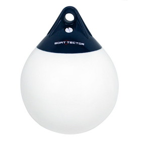 Extreme Max 3006.7324 BoatTector A Series Buoy - 7.5" x 11", White/Blue
