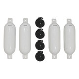 Extreme Max 3006.7381 BoatTector Inflatable Fender Value 4-Pack - 6.5