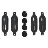 Extreme Max 3006.7384 BoatTector Inflatable Fender Value 4-Pack - 6.5