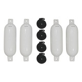 Extreme Max 3006.7518 BoatTector Inflatable Fender Value 4-Pack - 4.5
