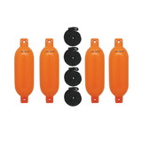 Extreme Max 3006.7641 BoatTector Inflatable Fender Value 4-Pack - 6.5