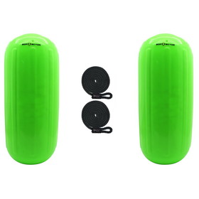 Extreme Max 3006.7736.2 BoatTector HTM Inflatable Fender Value 2-Pack - 8.5" x 20", Neon Green