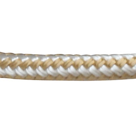 Sea-Dog 302110100G/W-1 Double Braided Nylon Anchor Line with Thimble - 3/8" x 100', Gold/White