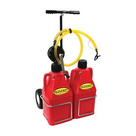 Flo-Fast 31027-R Flo-Fast Professional Pump with 10" Versa Cart - Red