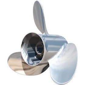 Turning Point Propellers 31501722 Express 3-Blade Stainless Steel Propeller for 40-300+hp Engines with 4.75" Gearcase - 14.25" x 17", Left Hand Prop EX-1417-L