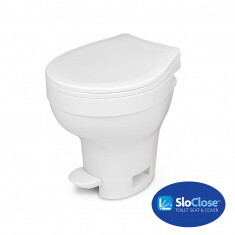 Thetford 31834 Aqua-Magic VI Permanent Toilet - Low Profile, Parchment