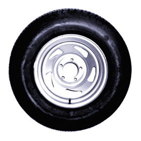 Americana Tire and Wheel 31967 Economy Radial Tire and Wheel ST175/80R13 C/5-Hole - Painted Silver Directional Rim