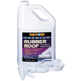 Thetford 32513 Premium RV Rubber Roof Cleaner and Conditioner - Gallon