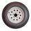 Americana Tire and Wheel 32673 Economy Radial Tire and Wheel ST225/75R15 D/6-Hole - White Modular Rim