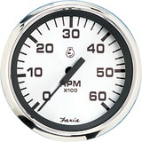 Faria 32904 Euro Tachometer (6000 RPM) Gas - 4