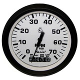 Faria 32950 Euro Tachometer 7 Gauge with System Check Indicator - White, 4