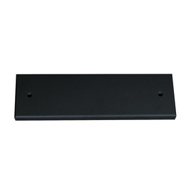 Rig Rite 925 Horizontal Transducer Plate - 3.5" x 12" - Black