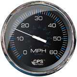 Faria 33761 Chesapeake Stainless Steel Speedometer (60 MPH) Studded - 5