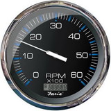 Faria 33763 Chesapeake Stainless Steel Tachometer with Hourmeter (6000 RPM) Gas - 5