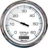 Faria 33863 Chesapeake Stainless Steel Tachometer with Hourmeter (6000 RPM) Gas - 5
