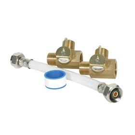 Camco 35953 Supreme By-Pass Kit - 8", Brass
