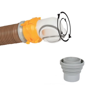 Camco 39471 Revolution Swivel Bayonet Elbow and 4 in 1 Adapter