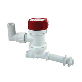 Rule 401C "C" Series Tournament Livewell Pump, Angled Inlet - 500 GPH